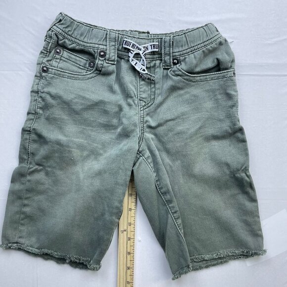 True Religion Other - True Religion Boys Olive Cut off Shorts (8)